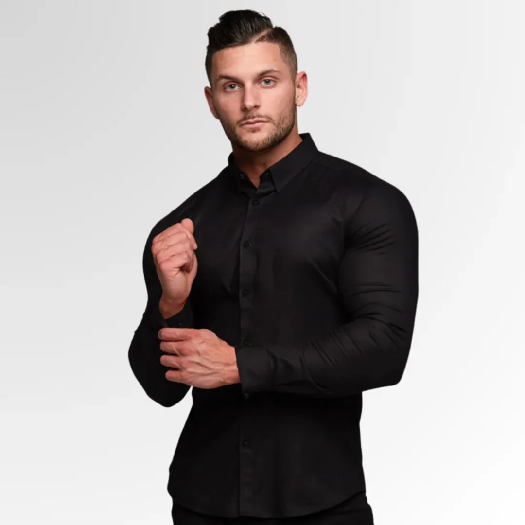 LIVTECH - Camicia Tecnologica Premium a Maniche Lunghe