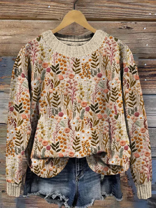 Eve™ | Pullover ricamato floreale