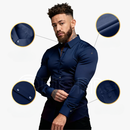 LIVTECH -  Camicia Tecnologica Premium a Maniche Lunghe
