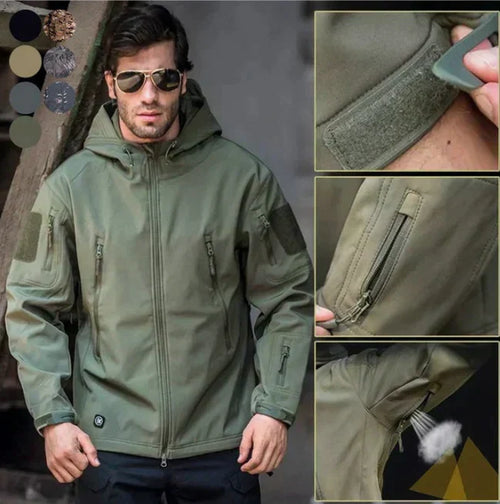 Giacca militare impermeabile