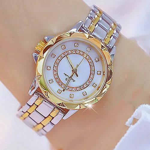 Orologio da polso da donna con strass e brillantini