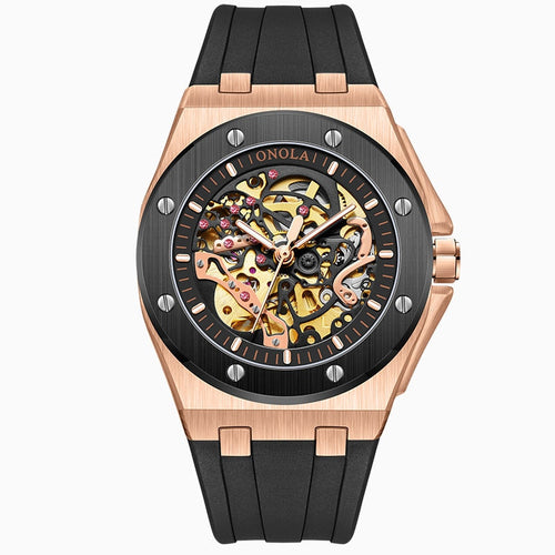 Orologio Poedagar Skeleton Oak